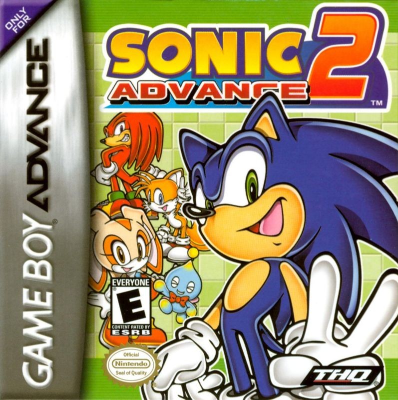 Portada oficial de Sonic Advance 2  GBA