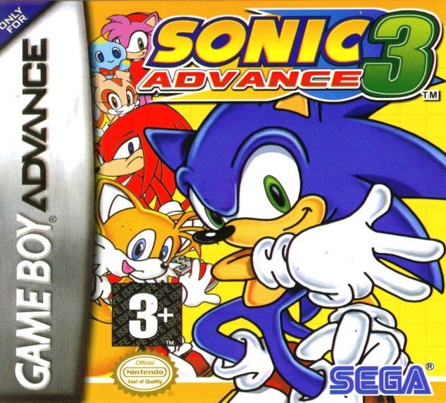 Portada oficial de Sonic Advance 3  GBA