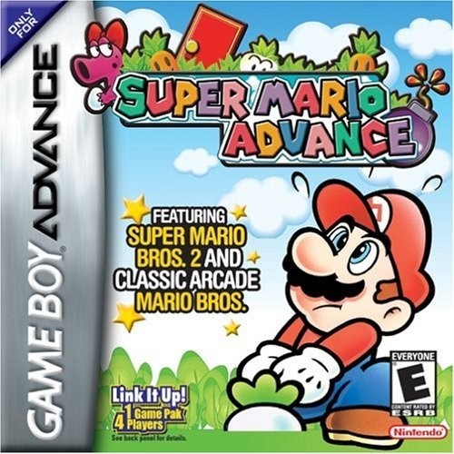Portada oficial de Super Mario Advance  GBA