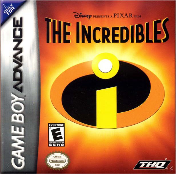 Portada oficial de The Incredibles  GBA