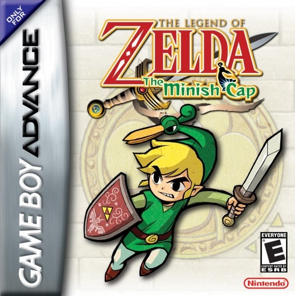Portada oficial de The Legend of Zelda: The Minish Cap  GBA