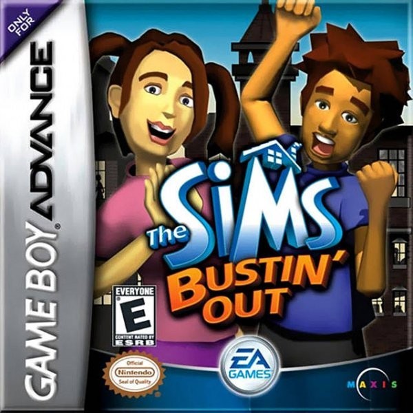 Portada oficial de The Sims Bustin' Out  GBA