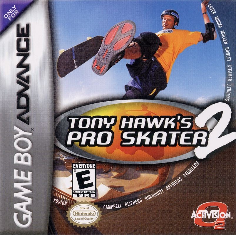 Portada oficial de Tony Hawk's Pro Skater 2  GBA
