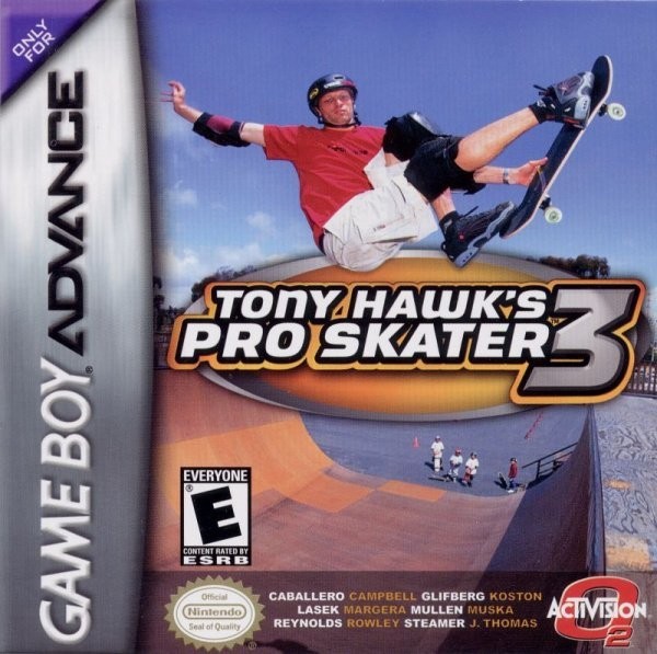 Portada oficial de Tony Hawk's Pro Skater 3  GBA
