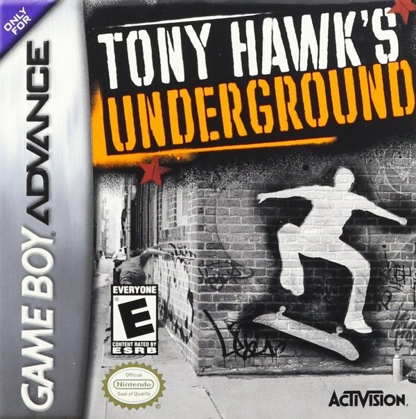 Portada oficial de Tony Hawk's Underground  GBA