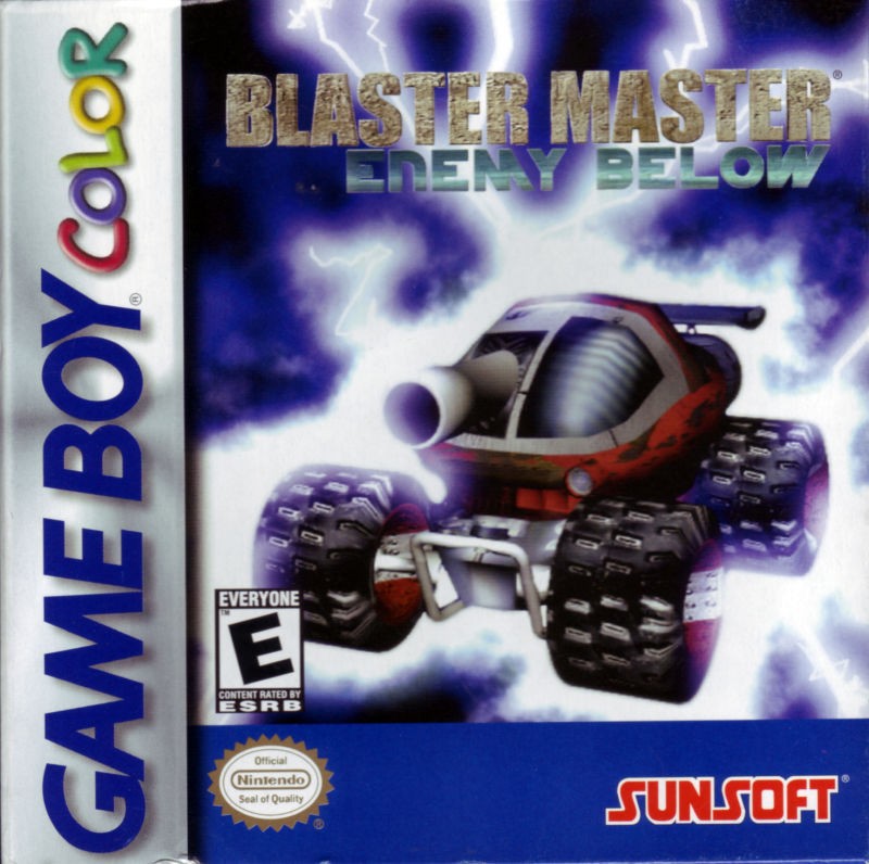 Portada oficial de Blaster Master: Enemy Below  GBC