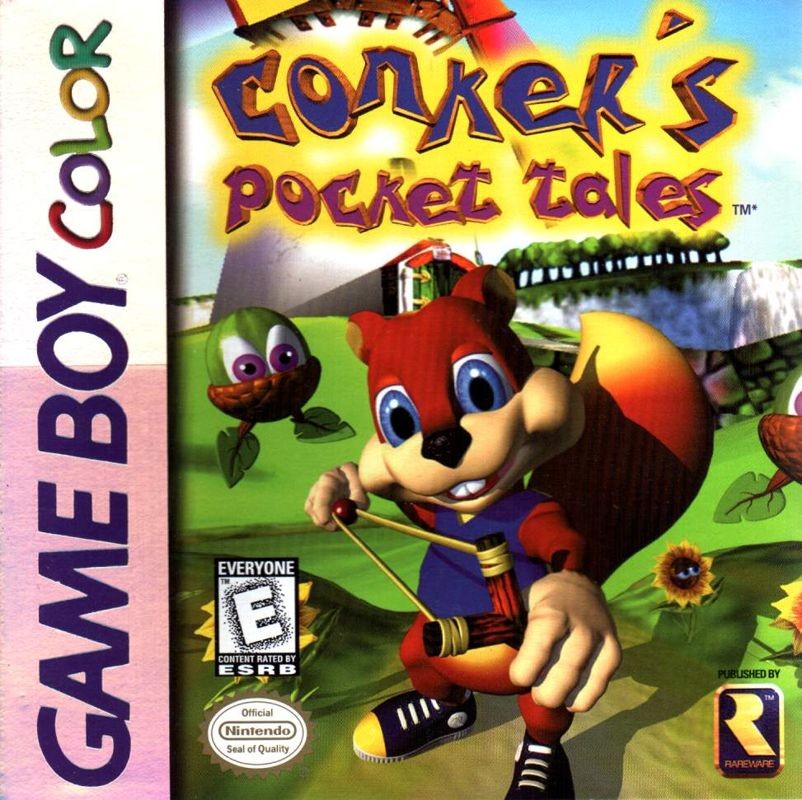 Portada oficial de Conker's Pocket Tales  GBC