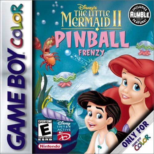Portada oficial de Disney's The Little Mermaid II: Pinball Frenzy  GBC