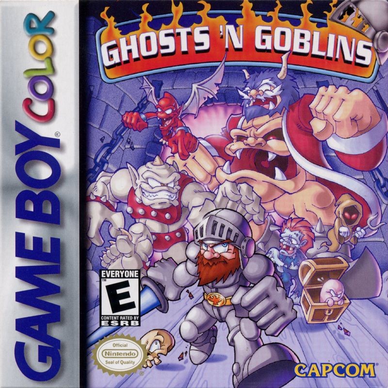 Portada oficial de Ghosts 'n Goblins  GBC