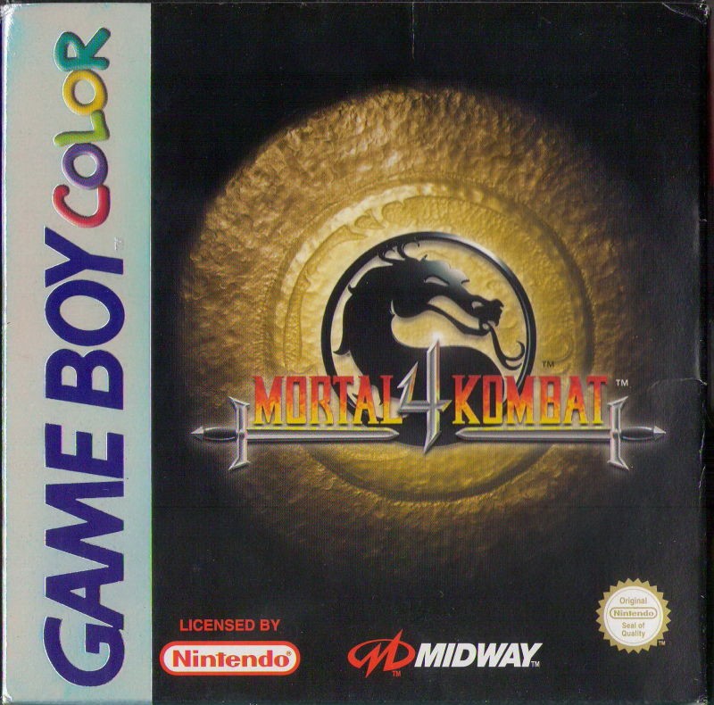 Portada oficial de Mortal Kombat 4  GBC