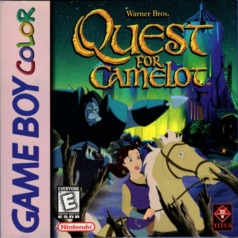 Portada oficial de Quest for Camelot  GBC