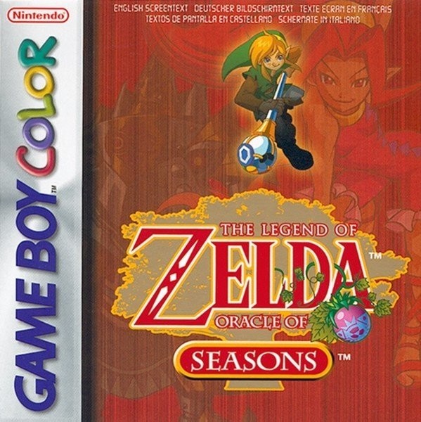 Portada oficial de The Legend of Zelda: Oracle of Seasons  GBC