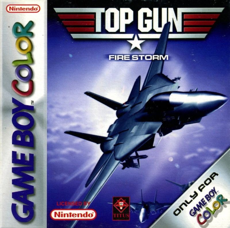 Portada oficial de Top Gun: Firestorm  GBC