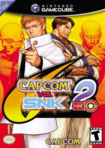 Portada oficial de Capcom vs. SNK 2 EO  GCN