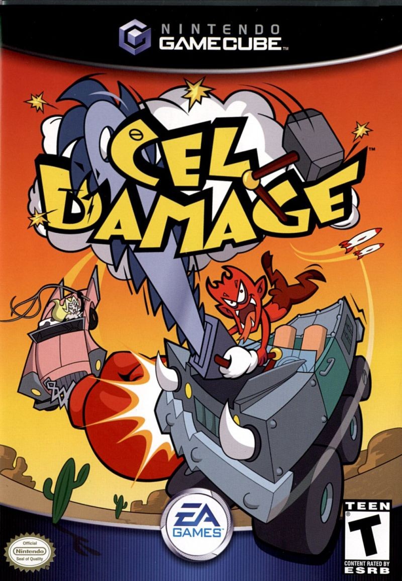 Portada oficial de Cel Damage  GCN