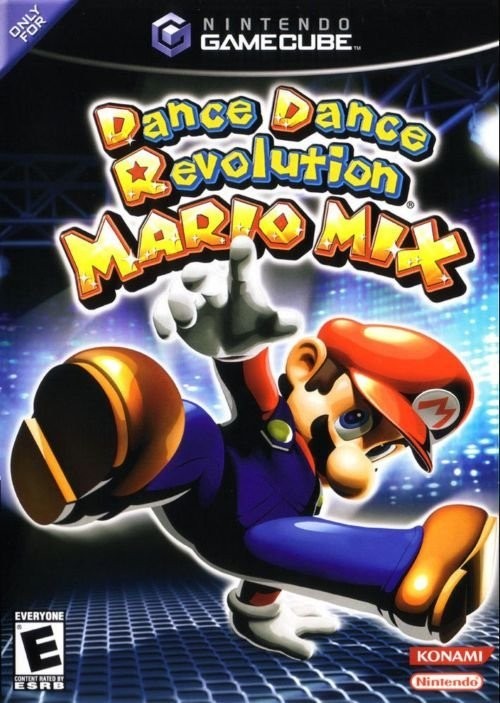 Portada oficial de Dance Dance Revolution: Mario Mix  GCN