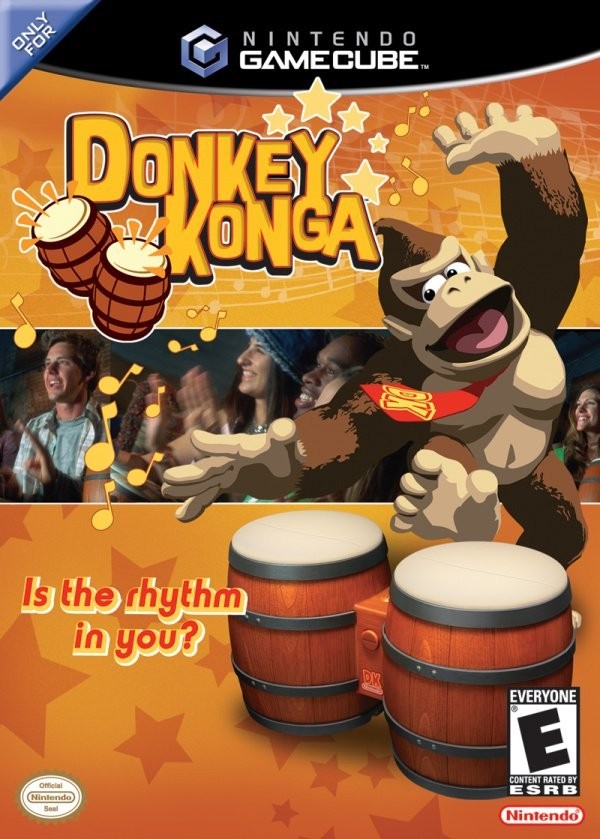 Portada oficial de Donkey Konga  GCN