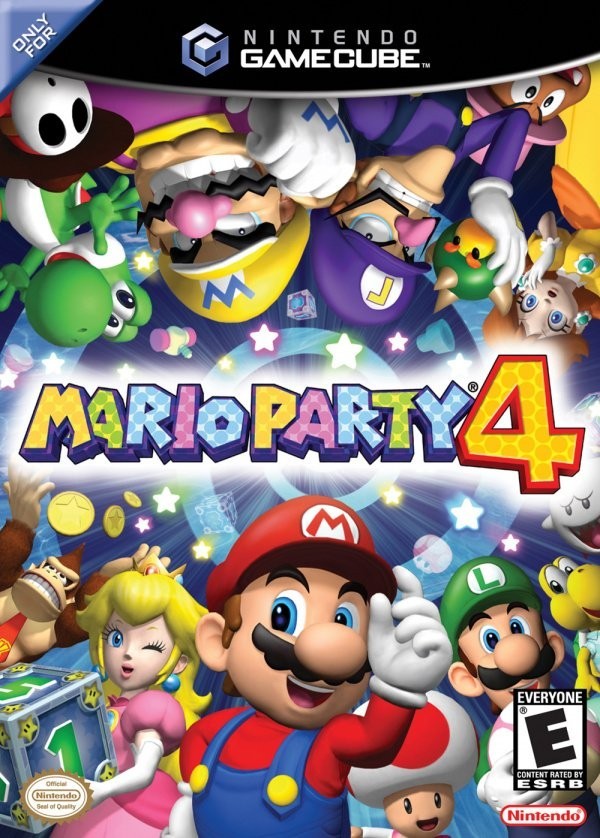 Portada oficial de Mario Party 4  GCN