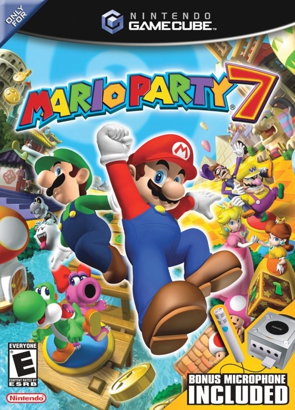 Portada oficial de Mario Party 7  GCN