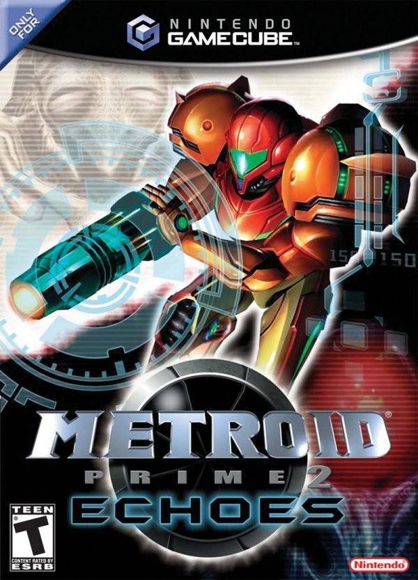 Portada oficial de Metroid Prime 2: Echoes  GCN
