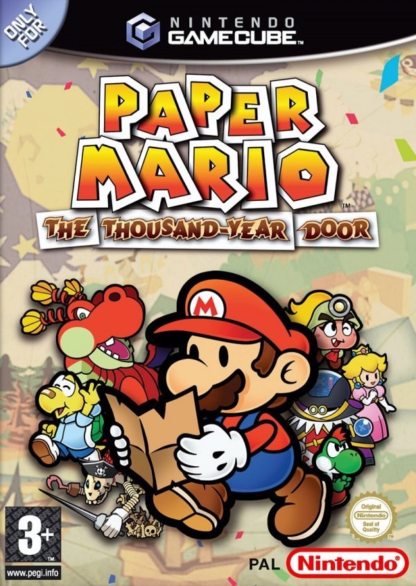 Portada oficial de Paper Mario: The Thousand-Year Door  GCN