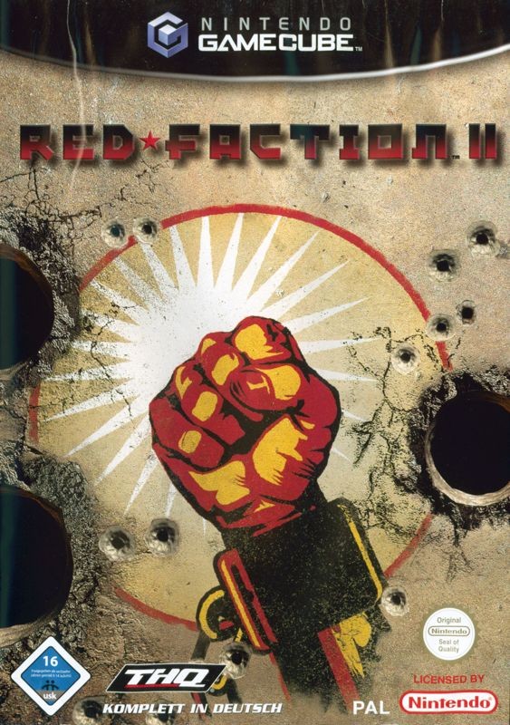 Portada oficial de Red Faction II  GCN