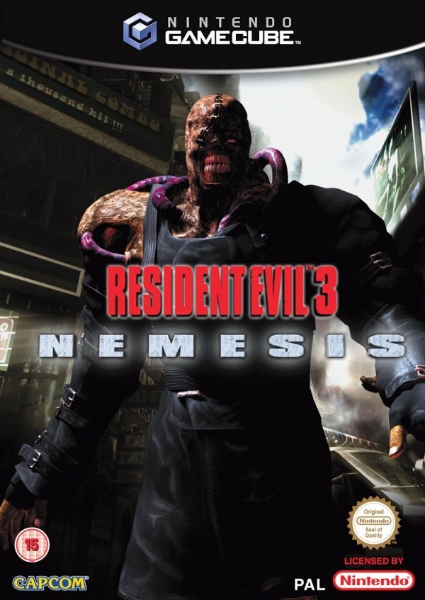 Portada oficial de Resident Evil 3: Nemesis  GCN