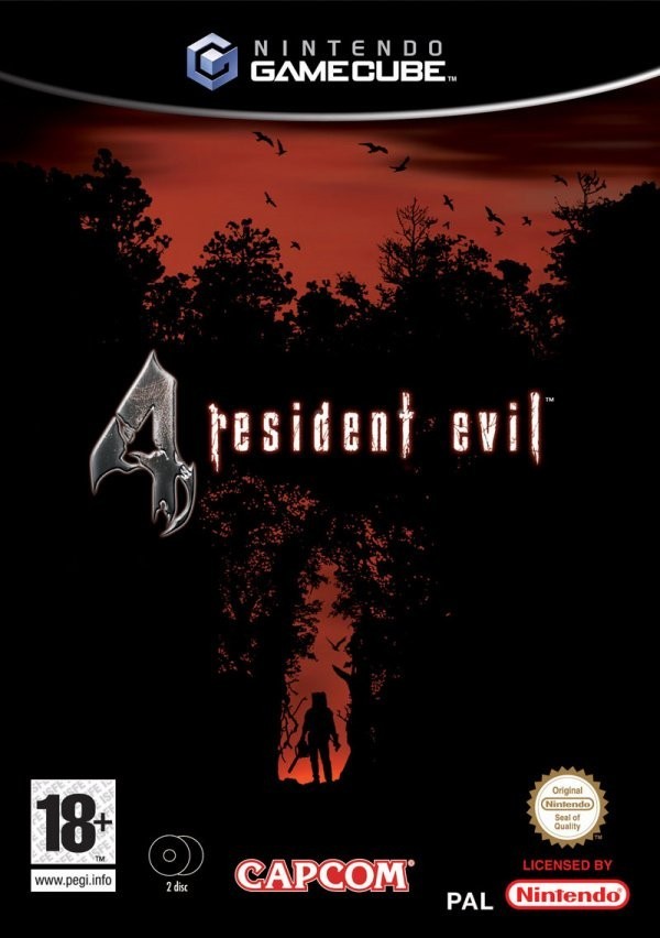 Portada oficial de Resident Evil 4  GCN