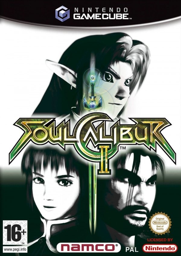 Portada oficial de SoulCalibur II  GCN