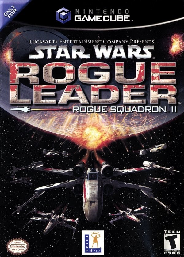 Portada oficial de Star Wars Rogue Squadron II: Rogue Leader  GCN