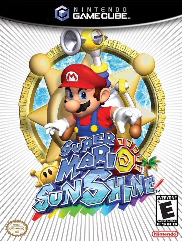 Portada oficial de Super Mario Sunshine  GCN