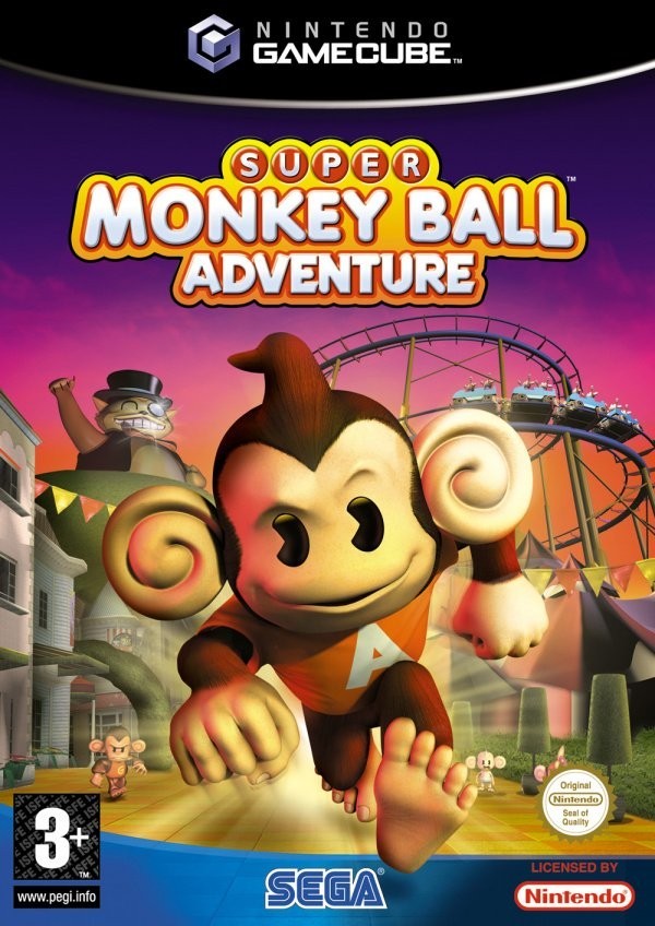 Portada oficial de Super Monkey Ball Adventure  GCN