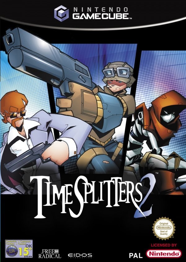 Portada oficial de TimeSplitters 2  GCN