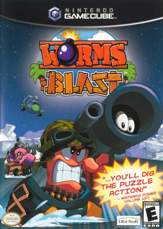 Portada oficial de Worms Blast  GCN