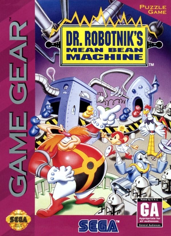 Carátula Dr. Robotnik's Mean Bean Machine  GG