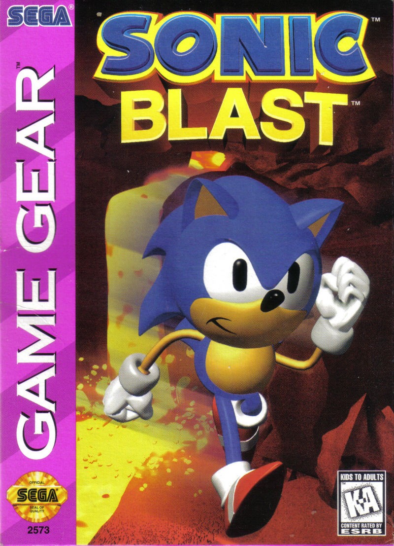 Portada oficial de Sonic Blast  GG