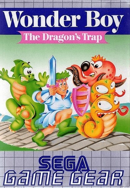 Portada oficial de Wonder Boy: The Dragon's Trap  GG