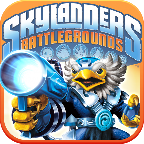 Portada oficial de Skylanders Battlegrounds IOS
