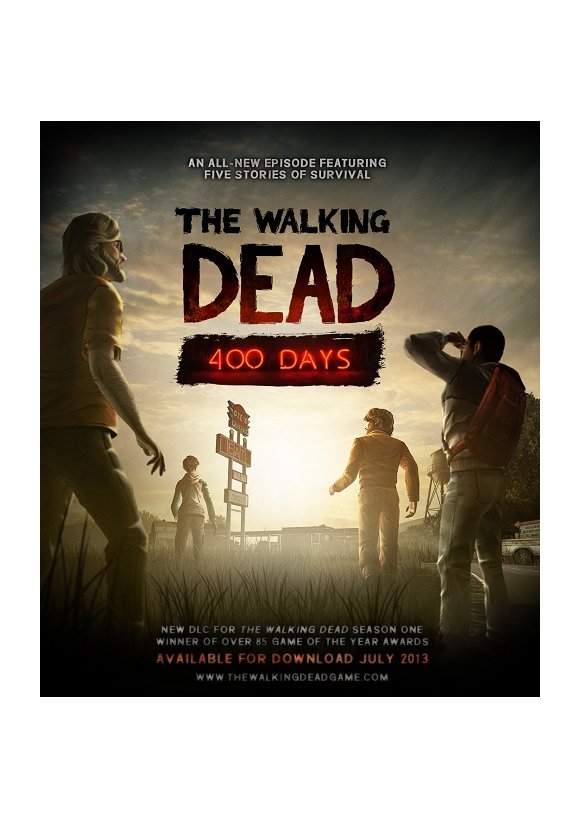 Portada oficial de The Walking Dead 400 Days IOS