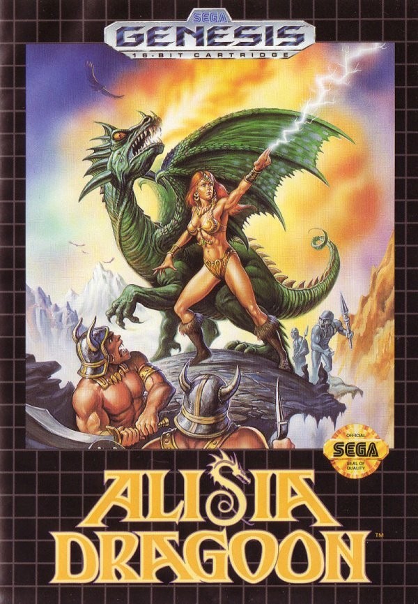 Portada oficial de Alisia Dragoon  MD
