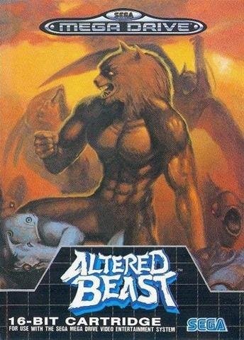 Portada oficial de Altered Beast  MD