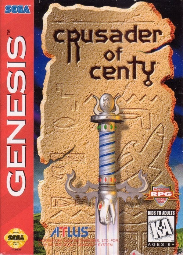 Portada oficial de Crusader of Centy  MD