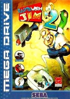 Portada oficial de Earthworm Jim 2  MD