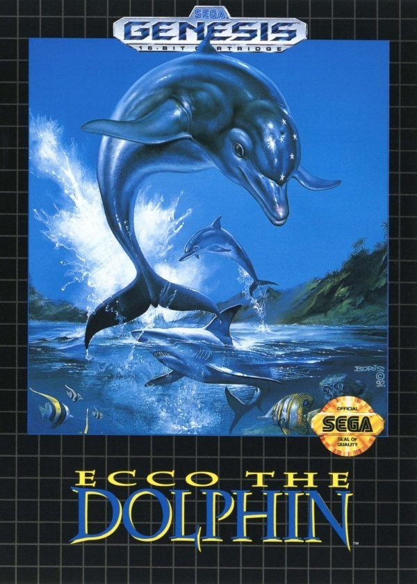 Portada oficial de Ecco The Dolphin  MD