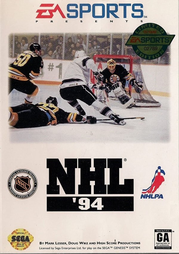 Portada oficial de NHL '94  MD