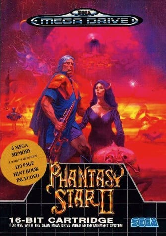 Portada oficial de Phantasy Star II  MD