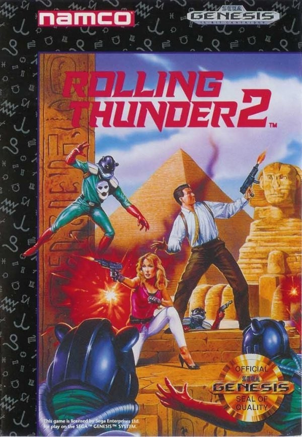 Portada oficial de Rolling Thunder 2  MD