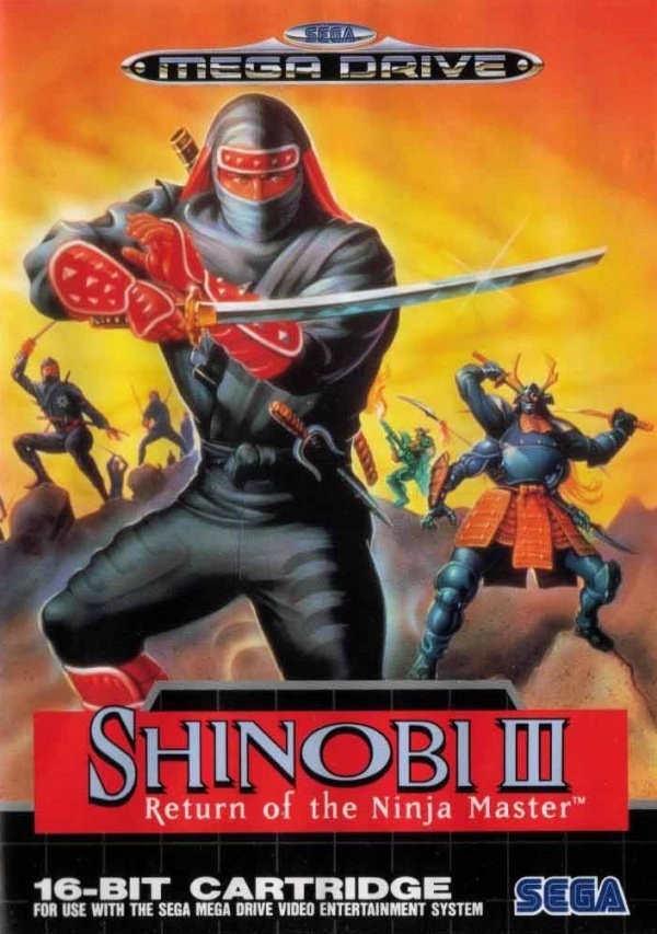 Portada oficial de Shinobi III: Return of the Ninja Master  MD