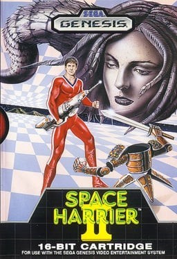 Portada oficial de Space Harrier II  MD
