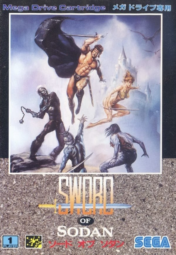 Portada oficial de Sword Of Sodan  MD
